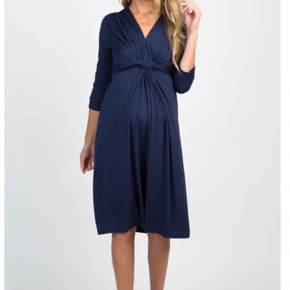 navy blue dress for baby girl Field Of Dreams Dress